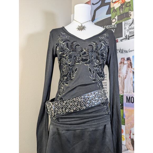 other Tops - Y2k Whimsygoth Sequin Top